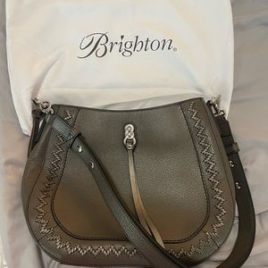Brighton Adele gray convertible cross body bag